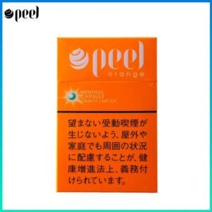 Peel百樂橙味爆珠香煙9mg日本本土免稅香港現貨
