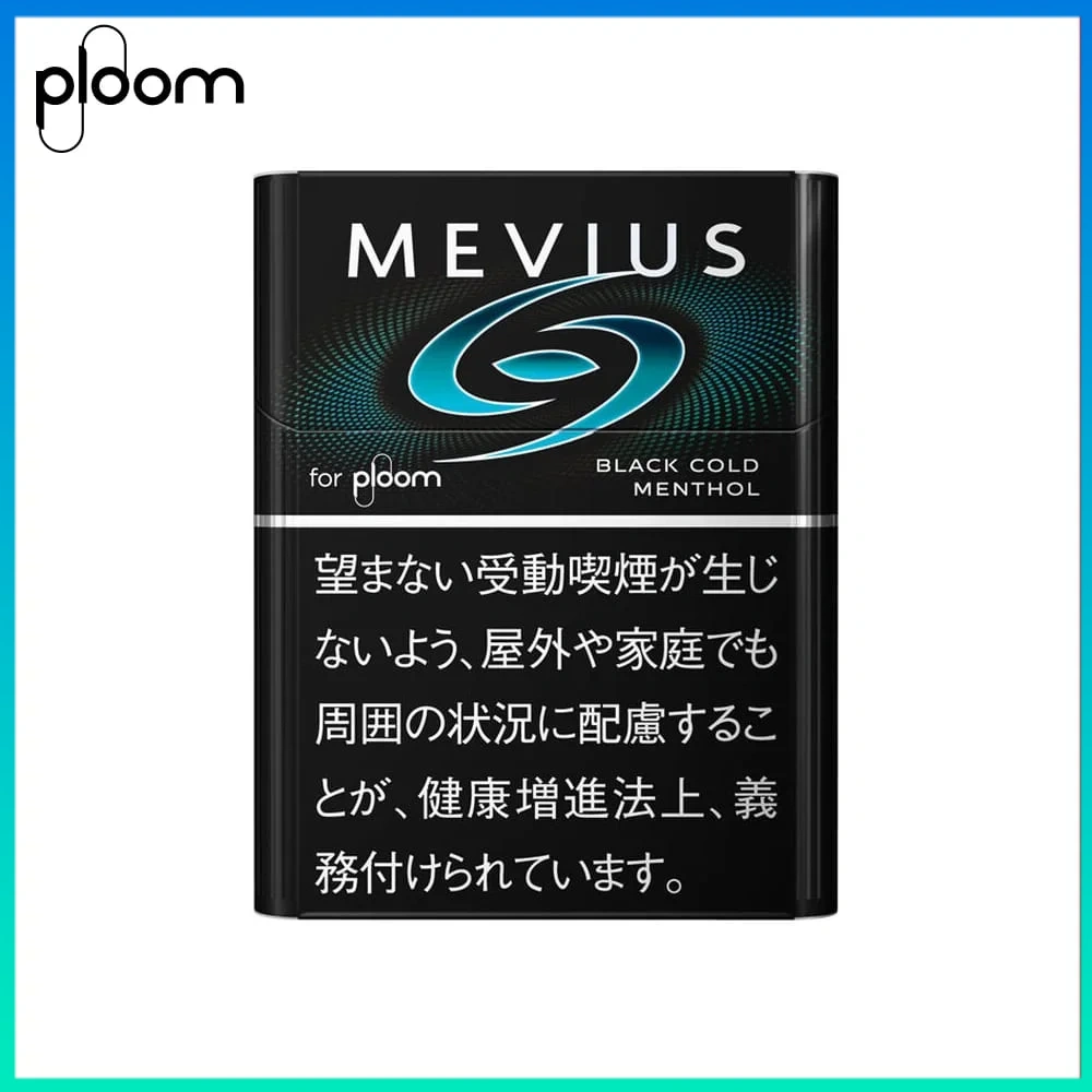 MVEIUS-黑冰薄荷 Ploom x AURA MEVIUS BLACK COLD黑冰薄荷煙彈